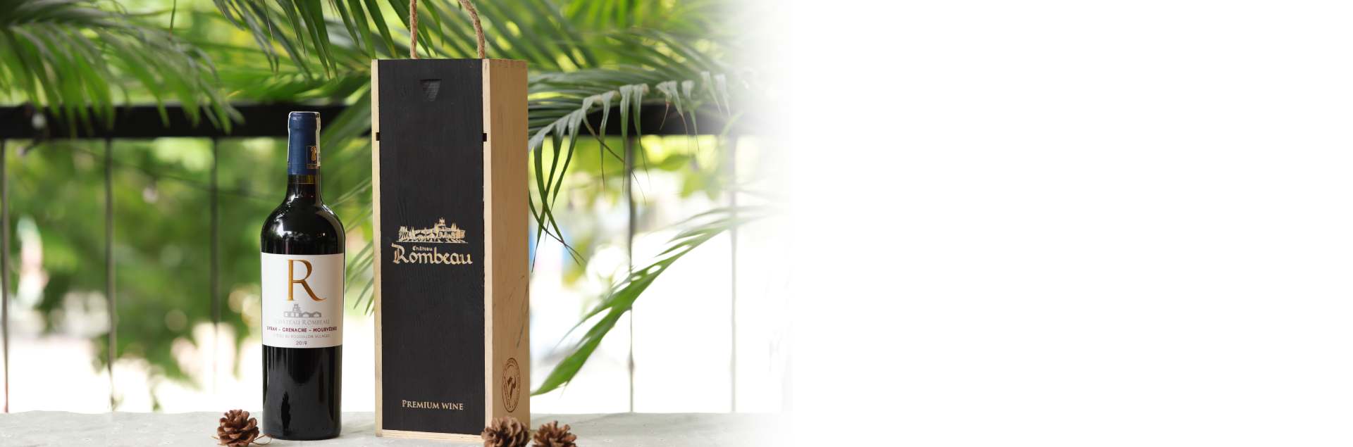 Rượu vang Pháp Côtes du Roussillon R Blend kèm Hộp gỗ đơn Icon Wine